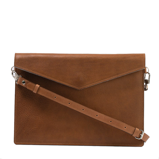 Leather MacBook Bag with Adjustable Strap