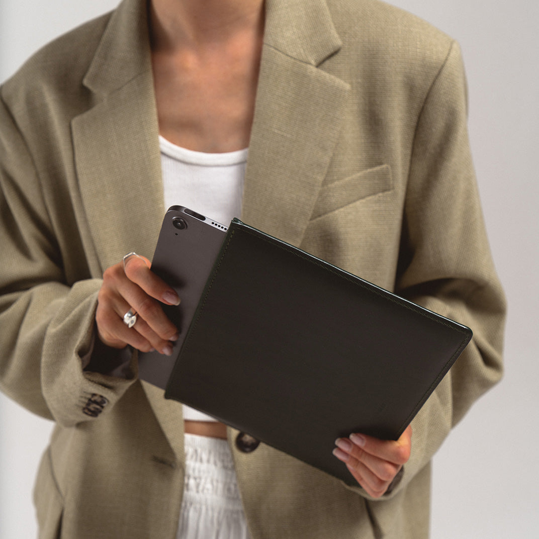 Slim Leather Sleeve for iPad